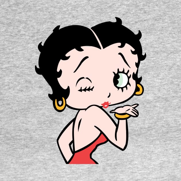 Betty Boop Kiss (Color) by MAG